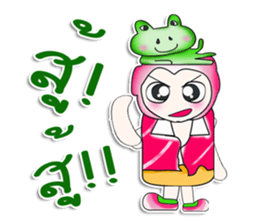 Mr. Kunta. love frog. sticker #14212488