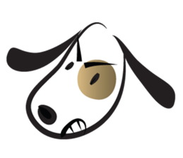 Little Dog's face sticker #14212807