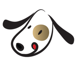 Little Dog's face sticker #14212808