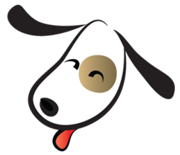 Little Dog's face sticker #14212813