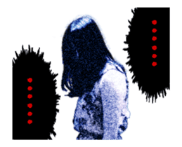 It moves! The horror sticker sticker #14212848