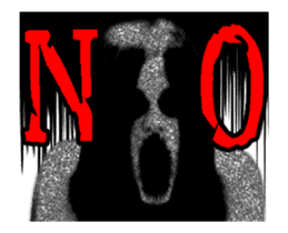 It moves! The horror sticker sticker #14212868