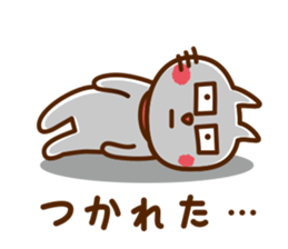 yurusuginai_mascot of cats sticker #14213045