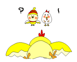 Moving chick 2 sticker #14213214