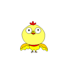 Moving chick 2 sticker #14213218