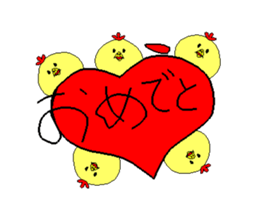Moving chick 2 sticker #14213220