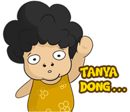 Santi : Ibu Kribo sticker #14213406