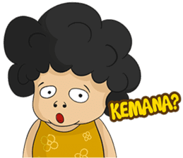 Santi : Ibu Kribo sticker #14213407