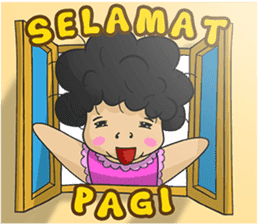 Santi : Ibu Kribo sticker #14213410