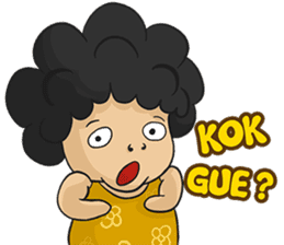 Santi : Ibu Kribo sticker #14213420