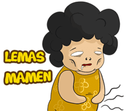 Santi : Ibu Kribo sticker #14213421