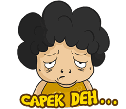 Santi : Ibu Kribo sticker #14213422