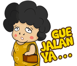 Santi : Ibu Kribo sticker #14213423