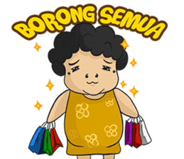 Santi : Ibu Kribo sticker #14213424