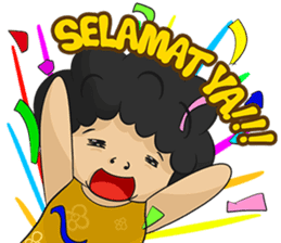 Santi : Ibu Kribo sticker #14213425