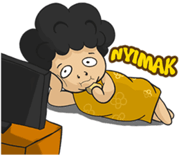 Santi : Ibu Kribo sticker #14213430