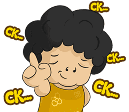 Santi : Ibu Kribo sticker #14213431