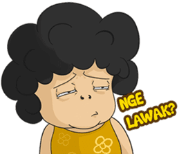 Santi : Ibu Kribo sticker #14213434