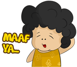 Santi : Ibu Kribo sticker #14213436