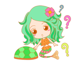 Mischievous mermaid sticker #14213512