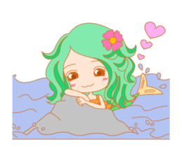 Mischievous mermaid sticker #14213513
