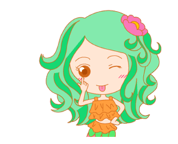 Mischievous mermaid sticker #14213514