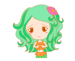 Mischievous mermaid sticker #14213515