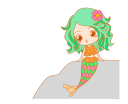 Mischievous mermaid sticker #14213516