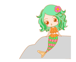 Mischievous mermaid sticker #14213516