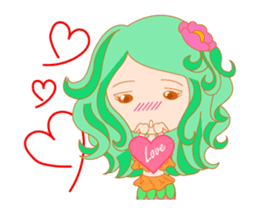 Mischievous mermaid sticker #14213518