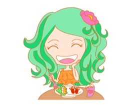 Mischievous mermaid sticker #14213520