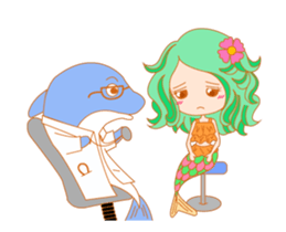 Mischievous mermaid sticker #14213522