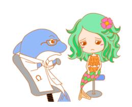 Mischievous mermaid sticker #14213522