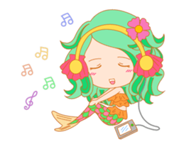 Mischievous mermaid sticker #14213523