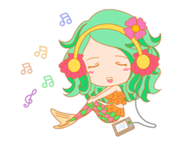 Mischievous mermaid sticker #14213523