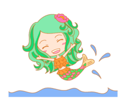 Mischievous mermaid sticker #14213530