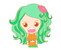 Mischievous mermaid sticker #14213532