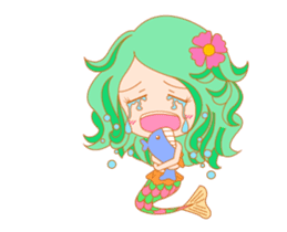 Mischievous mermaid sticker #14213533