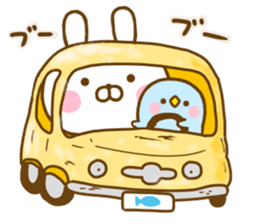 Rabbit Usahina with penpen 10 sticker #14213879