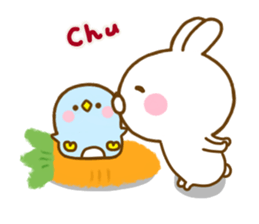 Rabbit Usahina with penpen 10 sticker #14213880