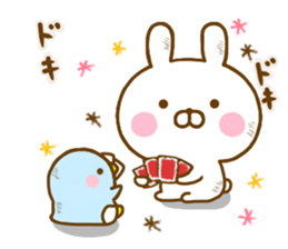 Rabbit Usahina with penpen 10 sticker #14213897