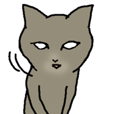 Creeping cat 2 sticker #14214629