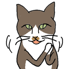 Creeping cat 2 sticker #14214633