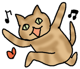 Creeping cat 2 sticker #14214640