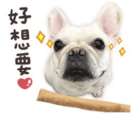 French Bulldog Mochi (The Real) sticker #14215486