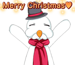 Lovely Santa Girl ~ Holy Night ~English sticker #14215751