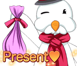 Lovely Santa Girl ~ Holy Night ~English sticker #14215755