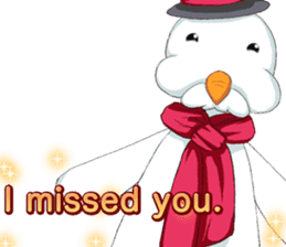 Lovely Santa Girl ~ Holy Night ~English sticker #14215763