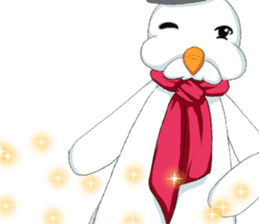 Lovely Santa Girl ~ Holy Night ~English sticker #14215781