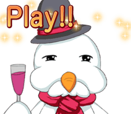 Lovely Santa Girl ~ Holy Night ~English sticker #14215787